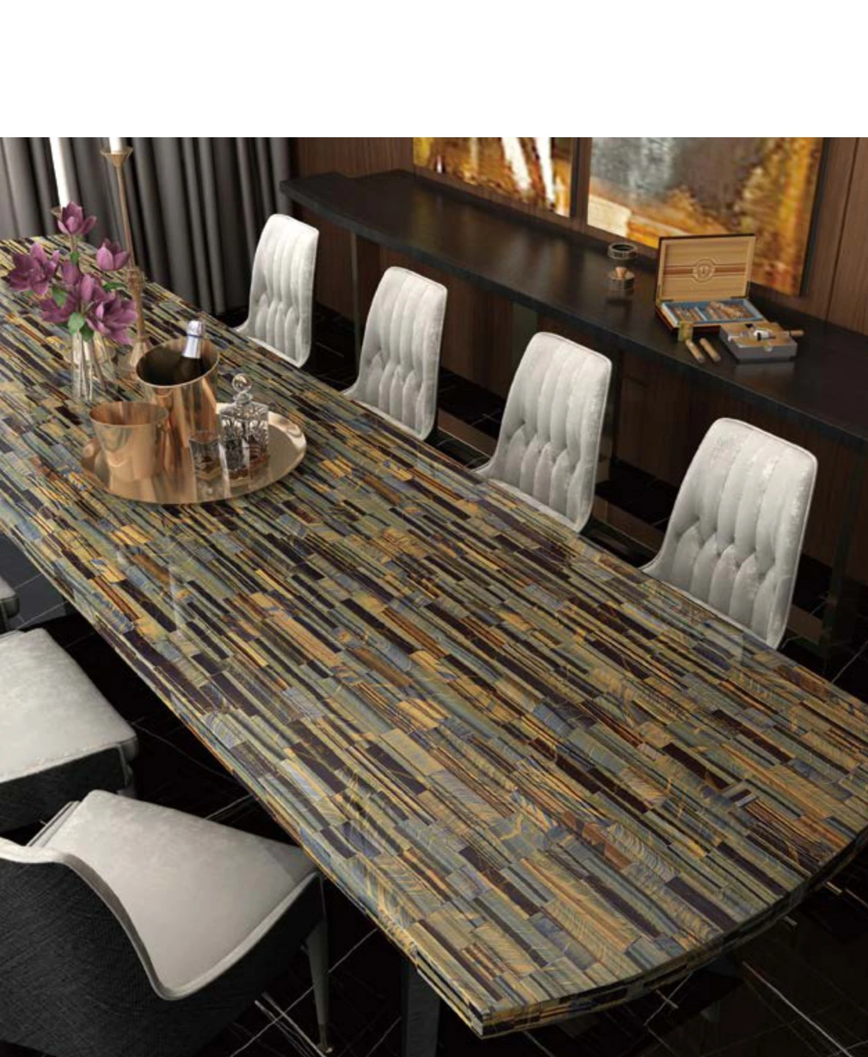 Luxury stone statement