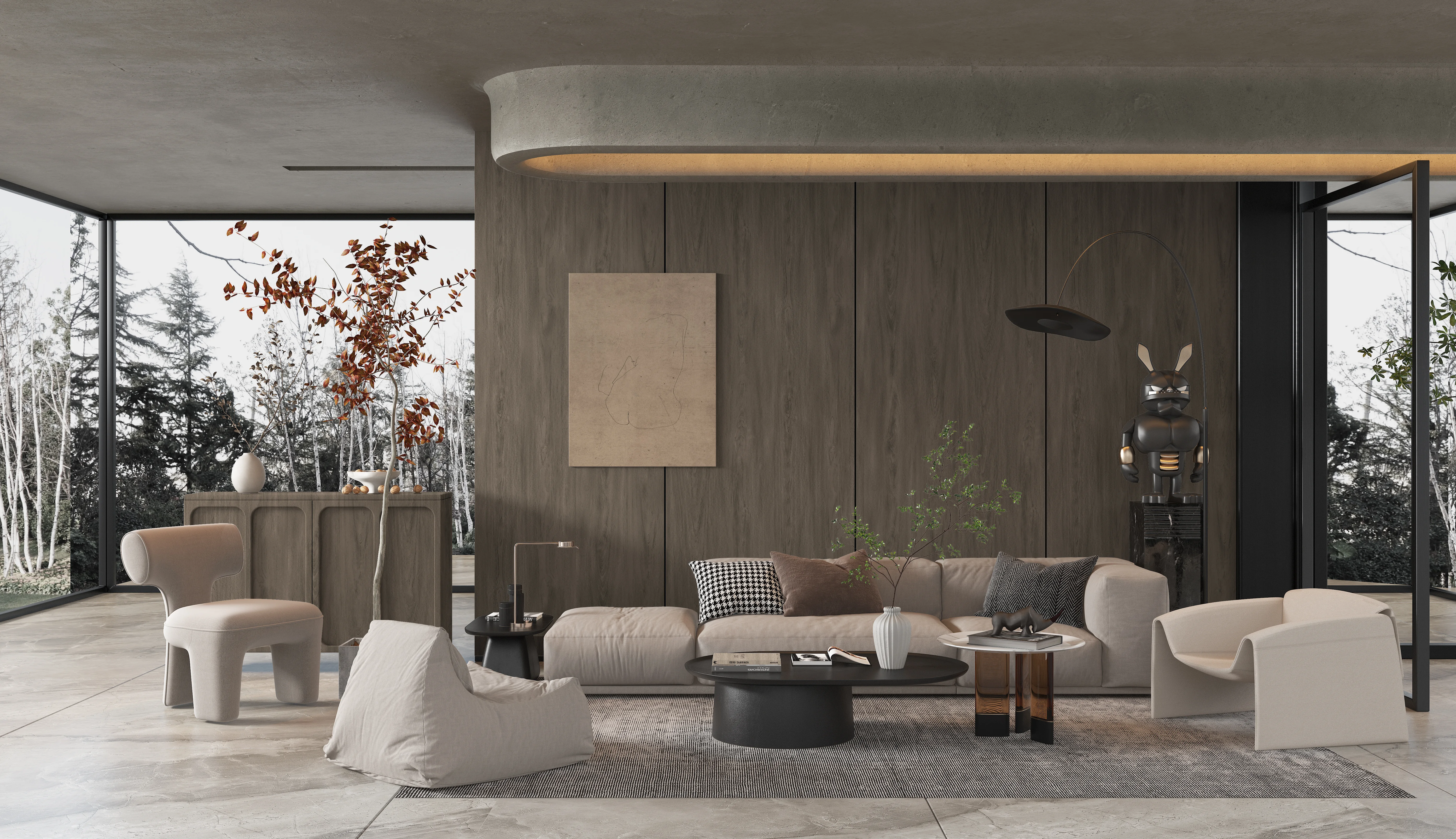 Virtuálny showroom obývačky